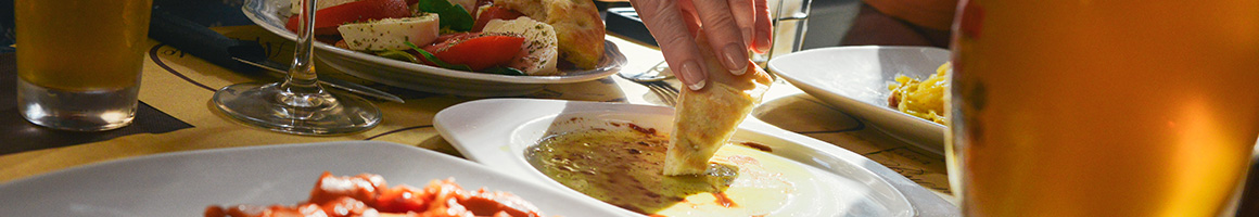 Eating Portuguese at Brasa Rodizio restaurant in Mineola, NY.